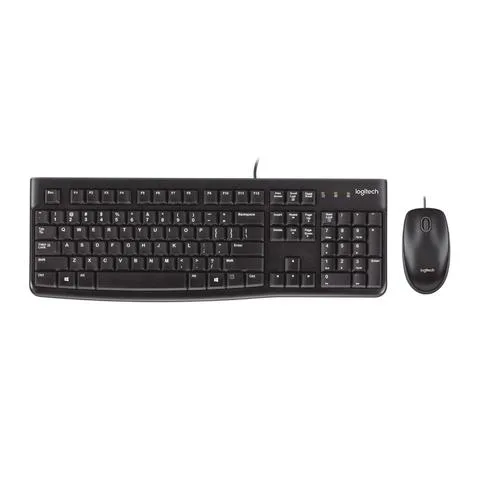 Teclado y Mouse Usb Logitech (MK120) Negro