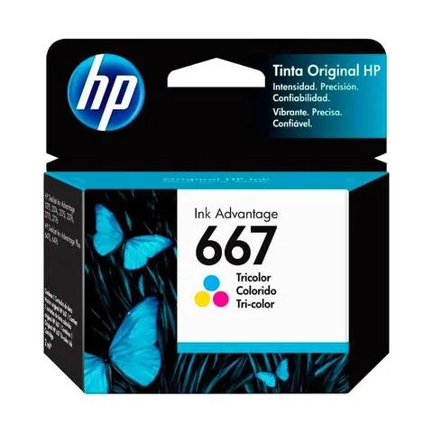 Cartucho Hp 667 Color (3YM78AL) 2375 / 2775