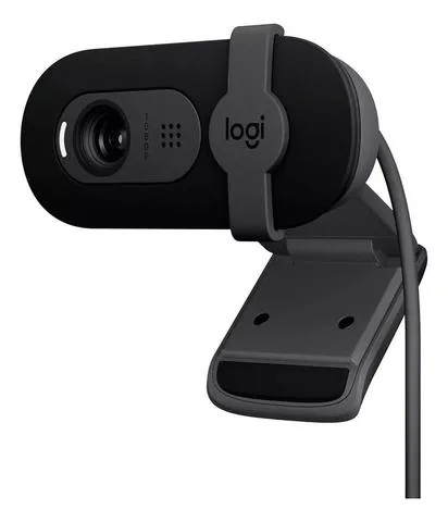 Cámara Web Full Hd 1080P, Rightlight 2, Logitech Brio 100 Negro