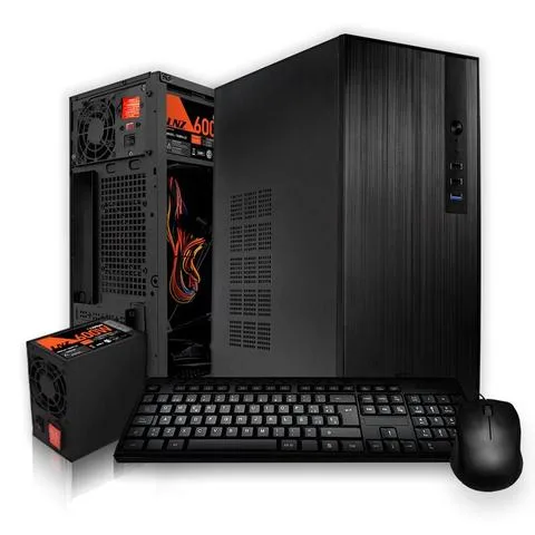 Gabinete Kit Sentey TM40 c/Fuente 600w + Mouse + Teclado
