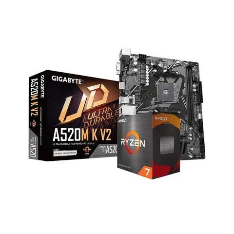 Combo Ecovision Amd Ryzen 7 5700 + Mother + SSD 1TB