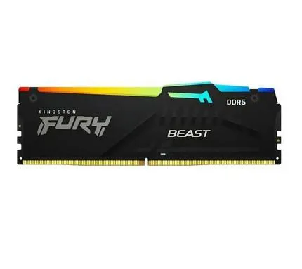 Memoria Ddr5 8 Gb 6000 Mhz CL36 Kingston Fury Beast Rgb