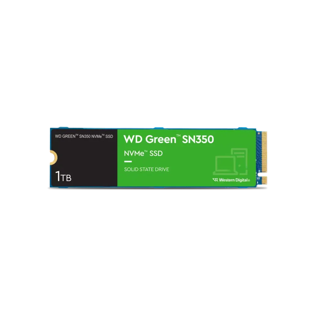 Disco Interno SSD WD Green SN350 1TB M.2 2280 NVMe PCIe 3.0 2400MB/S