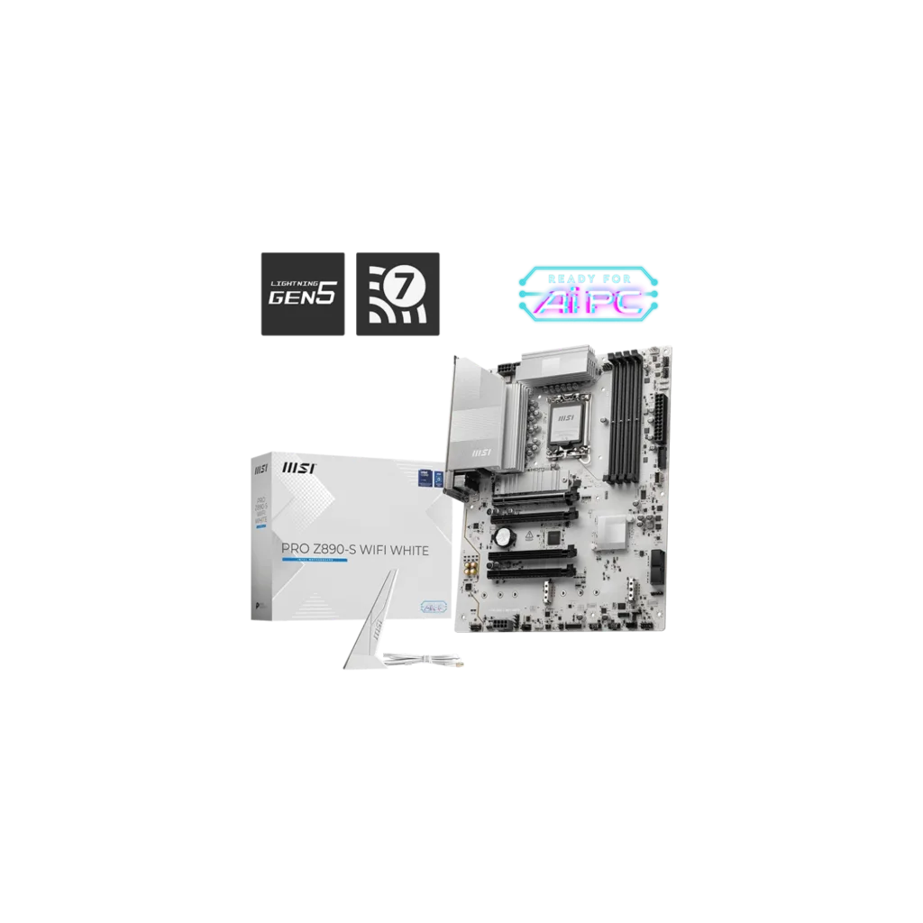 Motherboard MSI PRO Z890-S WIFI  WHITE LGA1851 DDR5