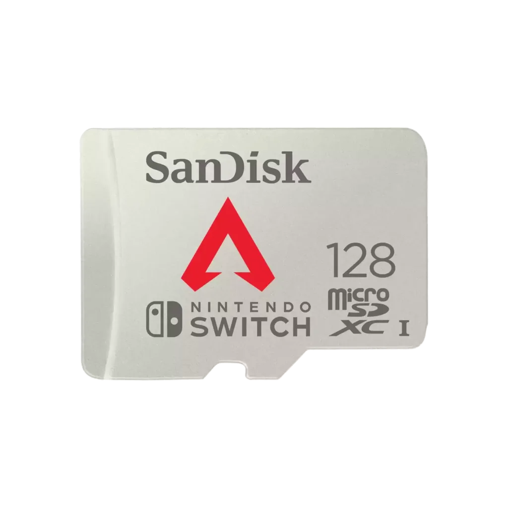 Tarjeta de Memoria Sandisk MicroSDXC 128GB UHS-I Card C10 U3 100Mb for Nintendo Switch Apex Legends Edition