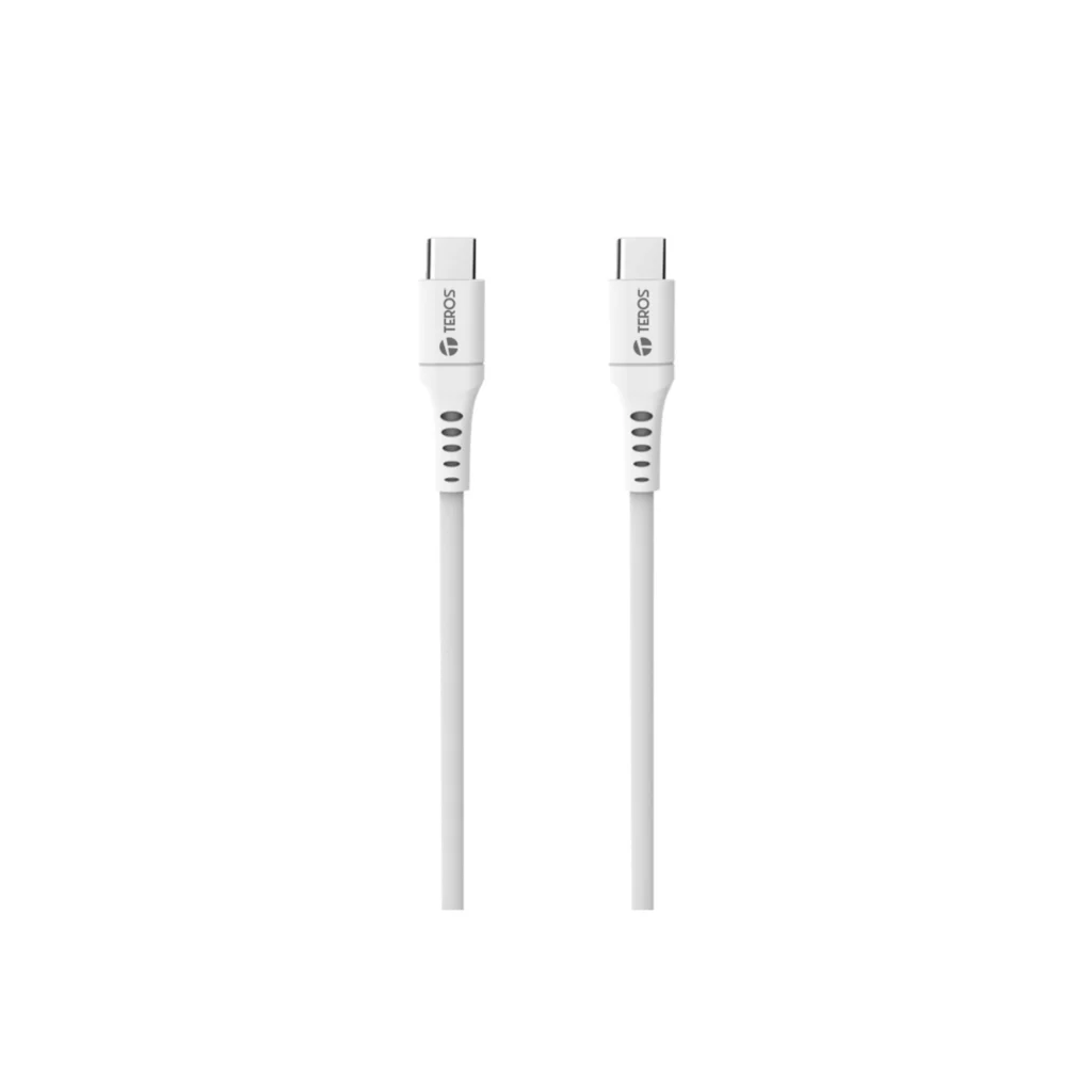 Cable Teros USB-C a USB-C White