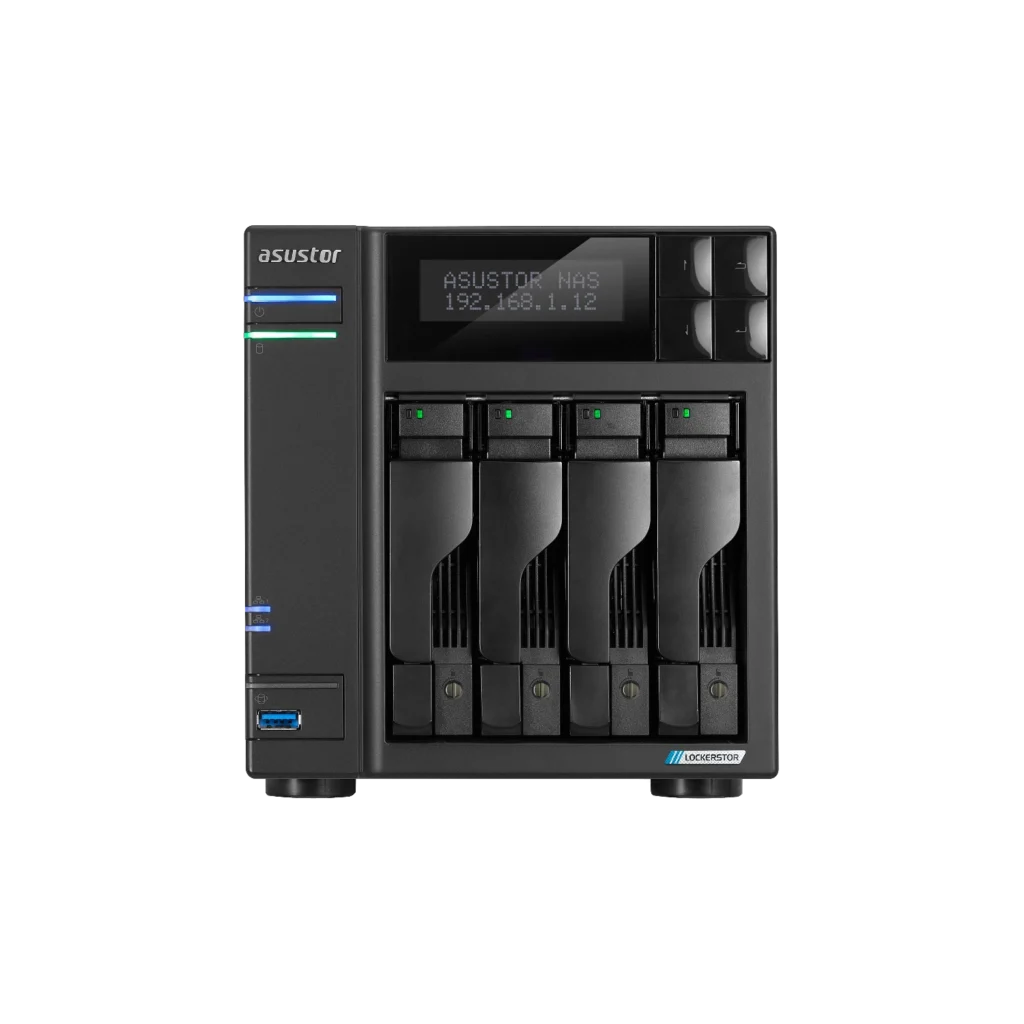 Asustor NAS Tower Lockerstor 4 Gen 3 AS6804T 4X3.5/2.5
