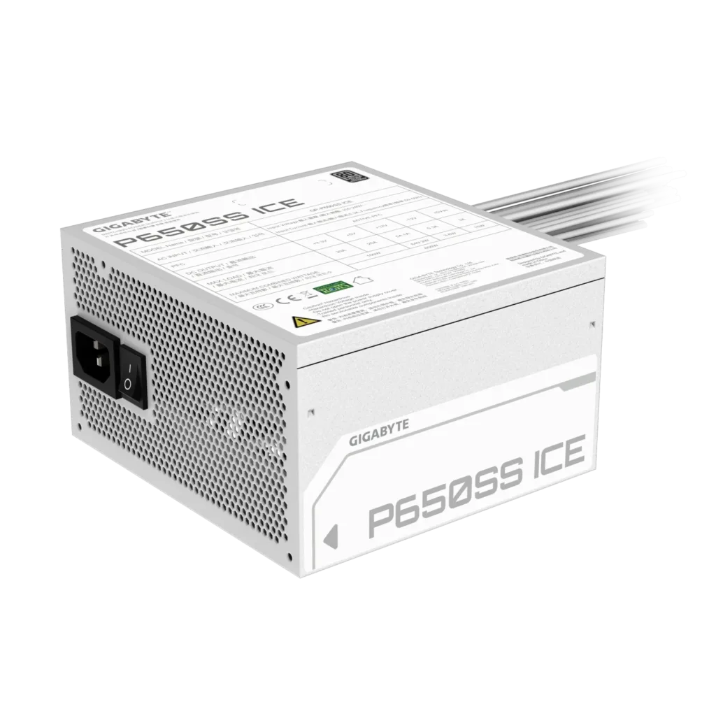 Fuente GIGABYTE P650SS 650W 80 PLUS Silver Blanca