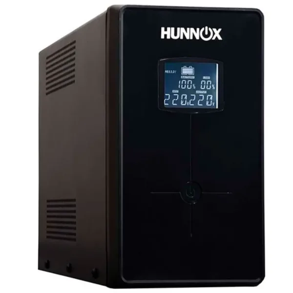HUNNOX UPS Y ESTABILIZADOR 850VA LCD C/USB