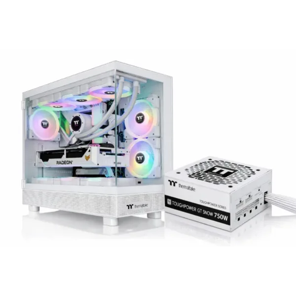 Gabinete c/fuente View 270 + 750w 80 Plus Gold (White Edition)
