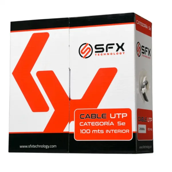 CABLE UTP SFX CAT5e 100M INTERIOR