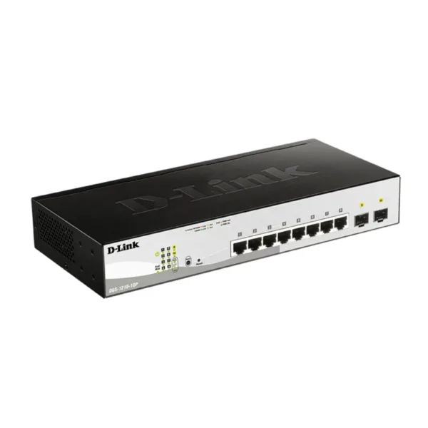 D-LINK SWITCH DGS-1210-10P 8-PORT GIGABIT 2-PORTS SFP POE