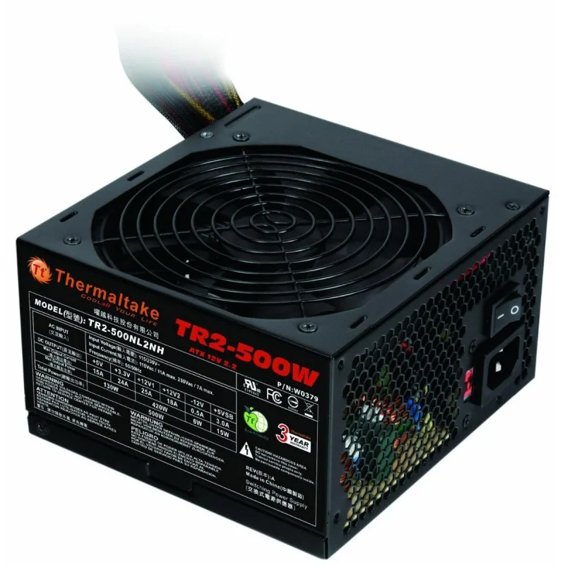 FUENTE GAMER THERMALTAKE TR2 500W
