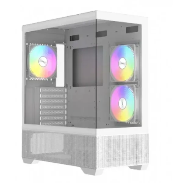GABINETE GAMER RAIDMAX INFINITA i801 AIR WHITE E-ATX TG ARGB