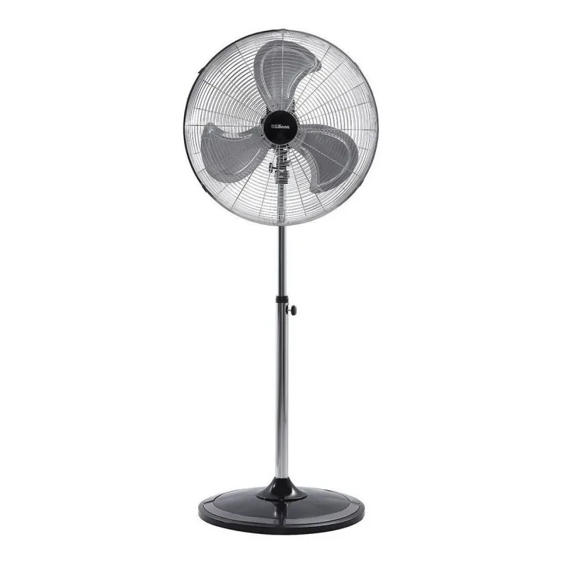 LILIANA VENTILADOR PIE 22 PARR MET CROM-BARRAL CROM 3ASPAS T-DOBLE ROD VPC22