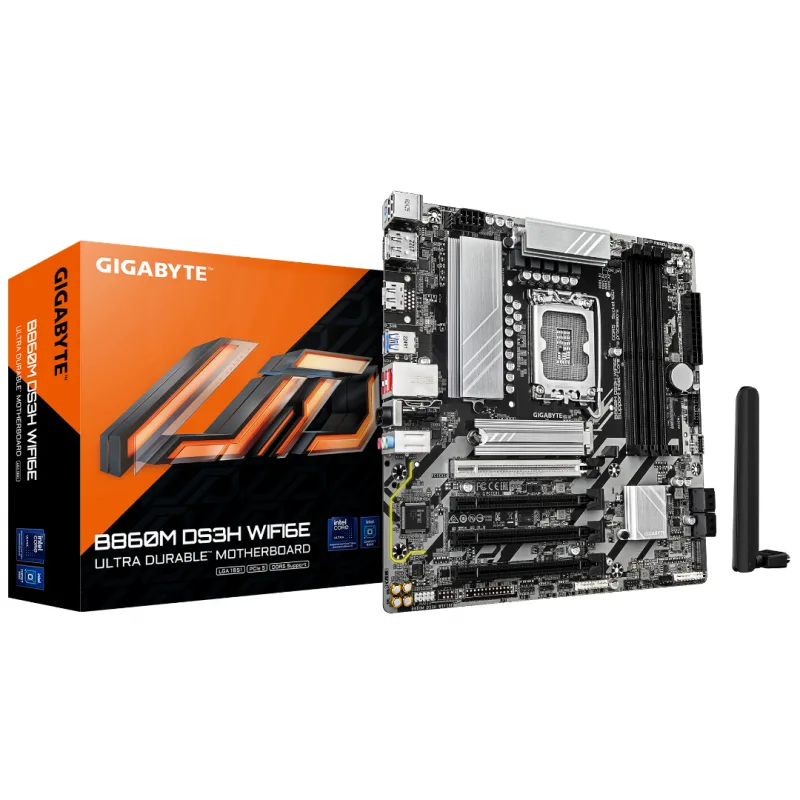 MOTHER GIGABYTE (LGA 1851) B860M DS3H WIFI6E