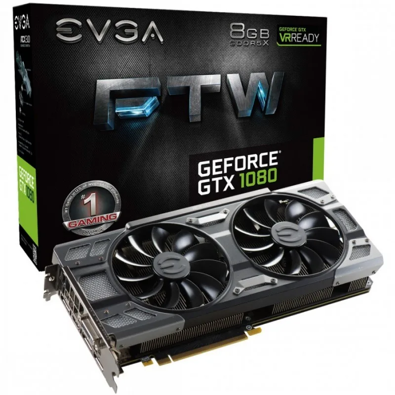 OUTLET PLACA DE VIDEO EVGA GTX 1080 FTW 8GB DDR5X