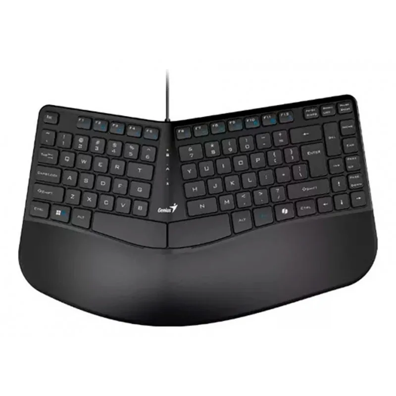 TECLADO CURVO ERGONOMICO GENIUS ERGO KB-700 BLACK USB