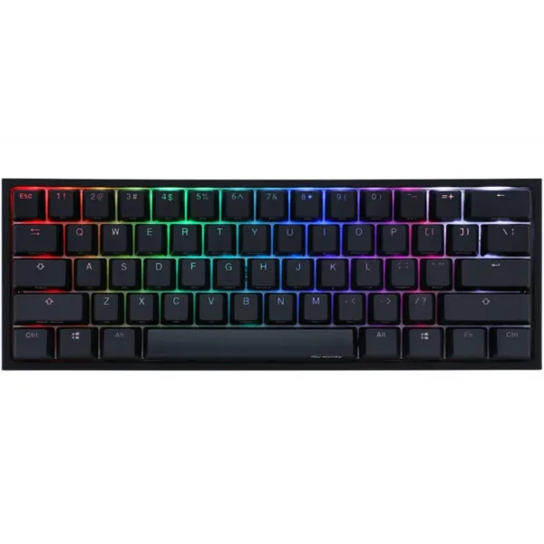 TECLADO GAMER DUCKY ONE 2 MINI RGB KAILH BOX WHITE SWITCH MECANICO ISO SP