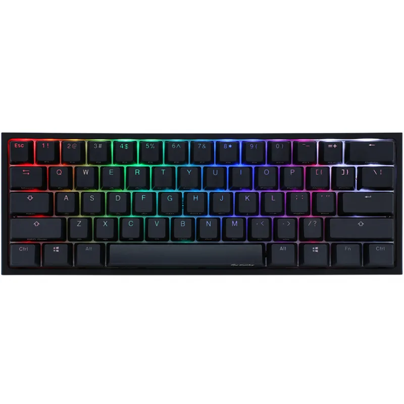 TECLADO GAMER DUCKY ONE 2 MINI RGB KAILH BOX WHITE SWITCH  MECANICO ISO SP