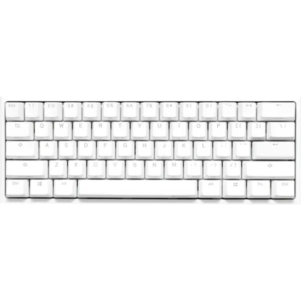 TECLADO GAMER DUCKY ONE 2 MINI RGB WHITE 60 MECANICO