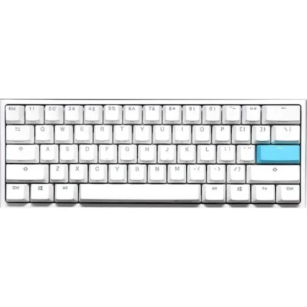 TECLADO GAMER DUCKY ONE 2 MINI WHITE SESALWWT1