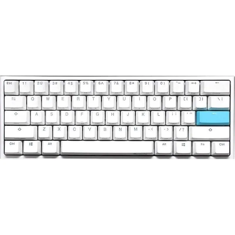 TECLADO GAMER DUCKY ONE 2 MINI WHITE SESALWWT1