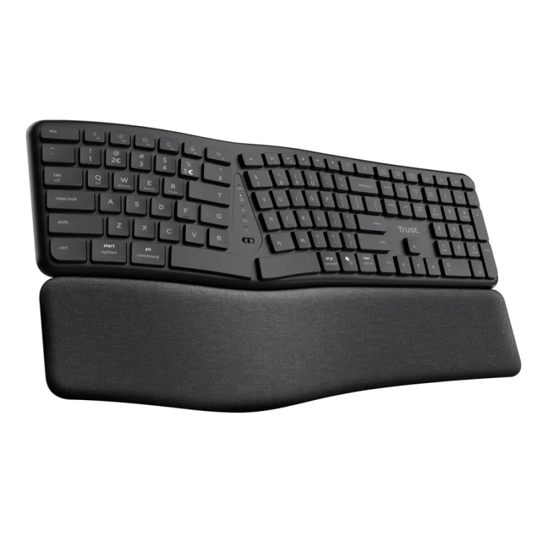 TECLADO TRUST KEYRA ERGO MULTI WIRELESS ES