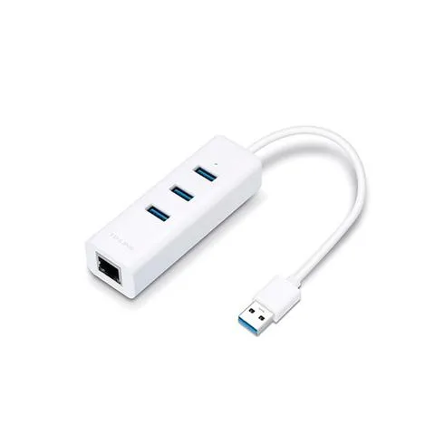 Adaptador de Red USB 3.0 Ethernet Gigabit UE330 + Minihub
