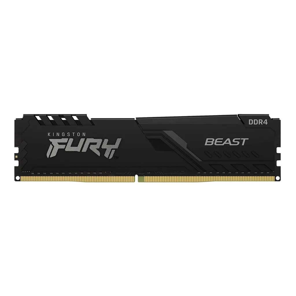 Memoria Ram UDIMM KINGSTON Fury Beast 8GB DDR4 3200MHz CL16 1.35V Single Negro