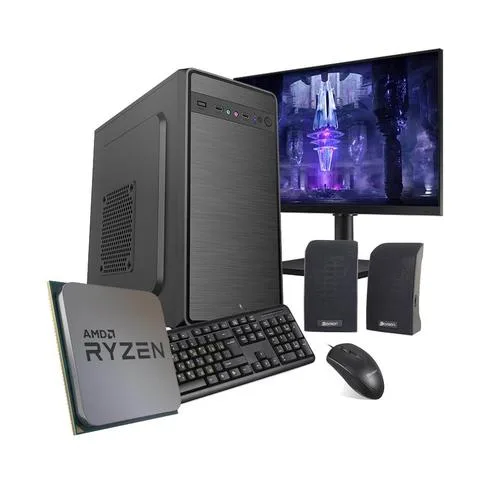 Pc Ecovision Amd Ryzen 3 3200G + 16Gb + 240Gb + Monitor 22