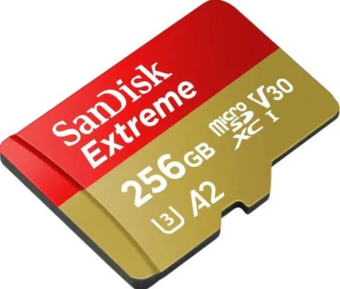 Memoria Micro SD 256 Gb Sandisk Extreme con adaptador