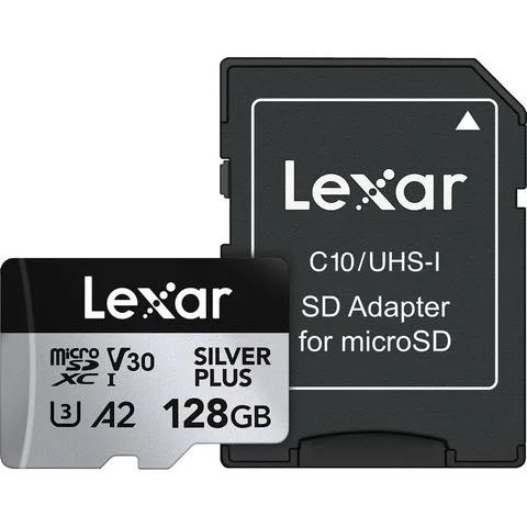 Tarjeta Micro SD Lexar Silver Plus 128GB UHS-I