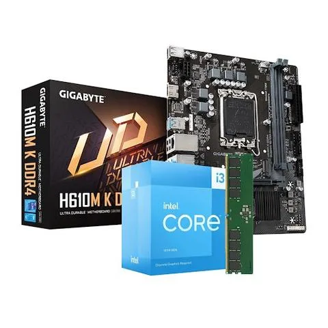 Combo Pc Ecovision I3-13100F + Mother + 8gb