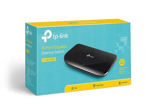 Switch 8 Ports 10/100/1000 (TL-SG1008D) Tp-Link