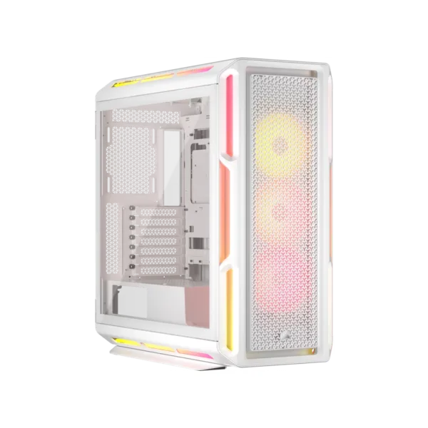 Gabinete CORSAIR iCUE LINK 5000T LX RGB Mid Tower blanco