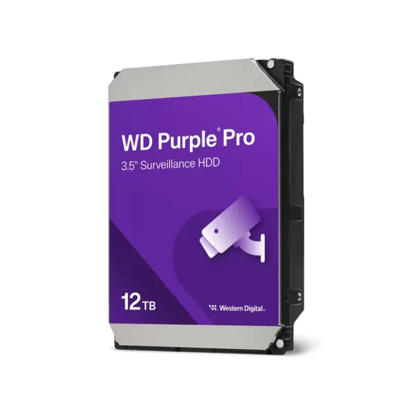 Disco Interno HDD WESTERN DIGITAL Purple Pro 12TB 3.5" SATA 3.0 512MB 7200rpm