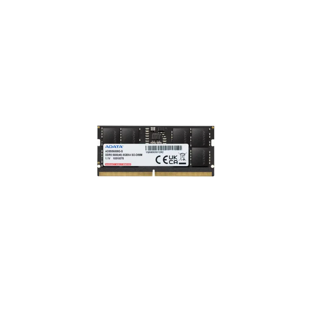 Memoria Ram SODIMM ADATA 8GB DDR5 5600MHz CL46