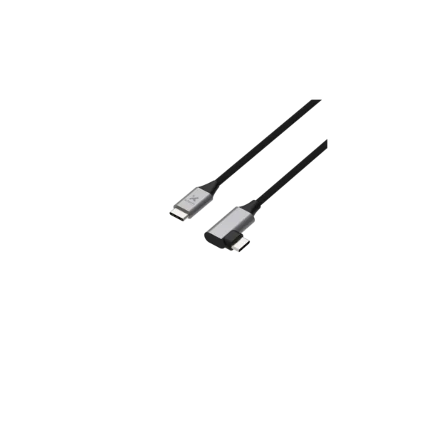Cable Xtech USB C 2,0 macho a macho en L 3m