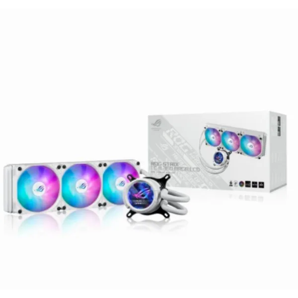 WATER COOLER ASUS ROG STRIX LC III 360 ARGB LCD WHITE
