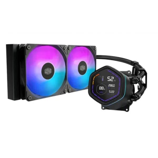 WATER COOLER MASTER MASTERLIQUID CORE NEX DIGITAL 240 BLACK ARGB