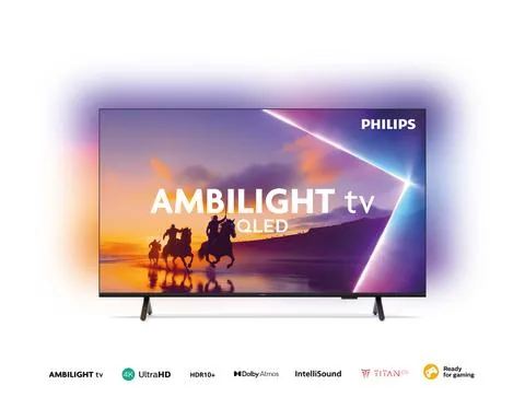 Tv Smart Led Philips 55" 4K QLED 55PUD8250/77 TITAN OS AMBILIGHT