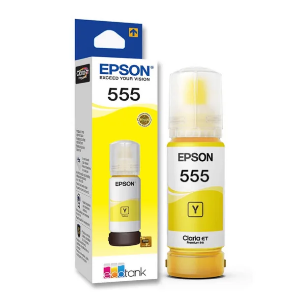 Botella de Tinta Epson 555 Amarilla
