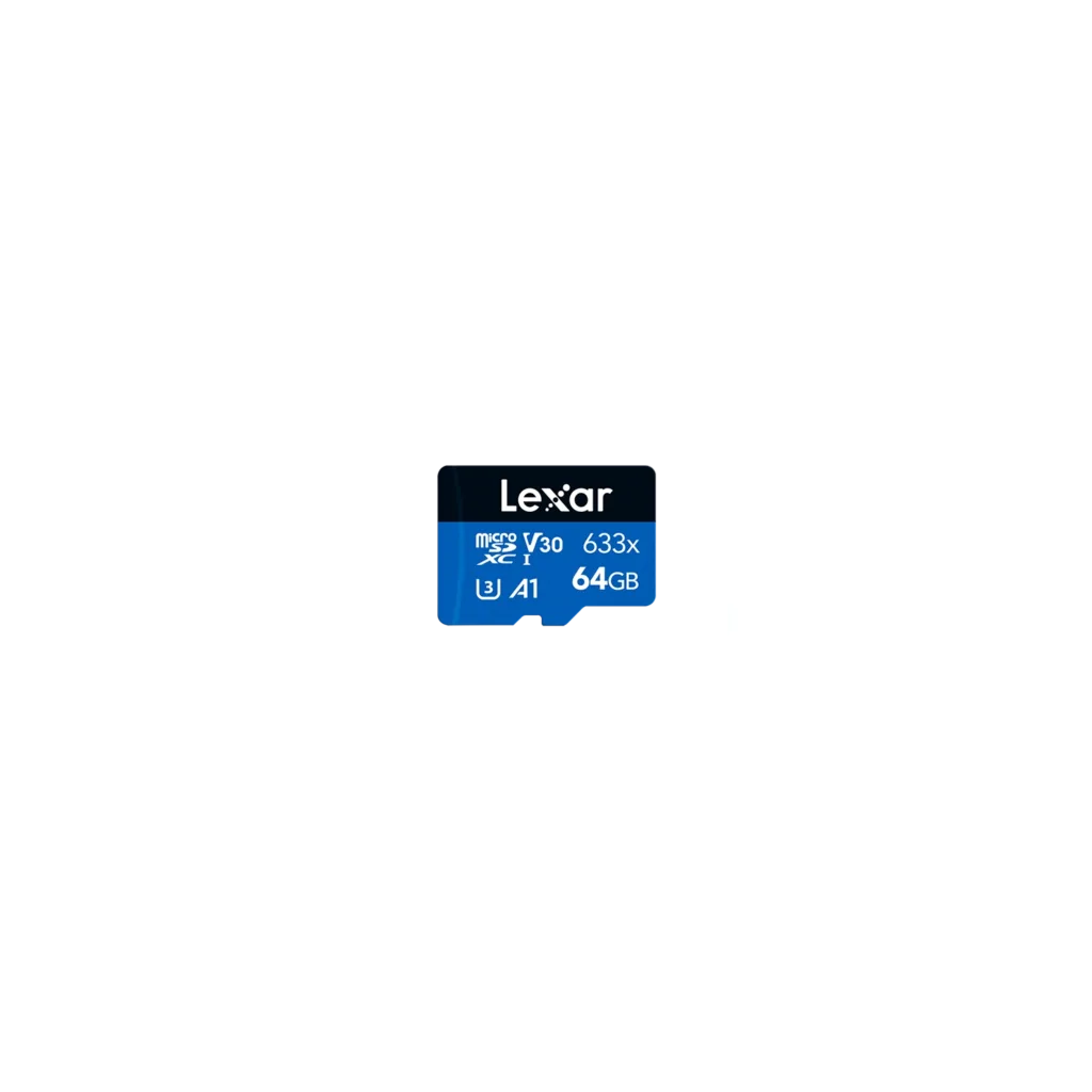 Tarjeta microSDXC Lexar  633x 64GB UHS-I C10 sin adaptador
