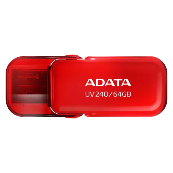Pen Drive ADATA UV240 64GB USB 2.0 RED