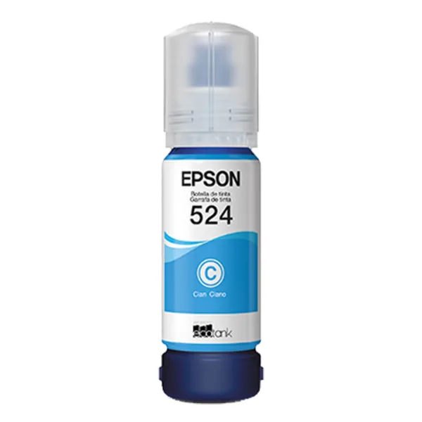 Botella de Tinta Epson 524 cian