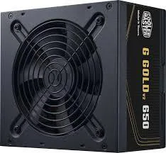Fuente Cooler Master Mwe Gold 650w V3 80 Plus Gold Atx 3.1 Color Negro