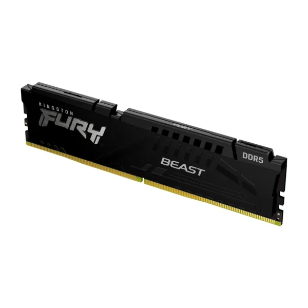 Memoria Ram UDIMM KINGSTON Fury Beast 16GB DDR5 5200MHz CL40 1.25V Single Negro