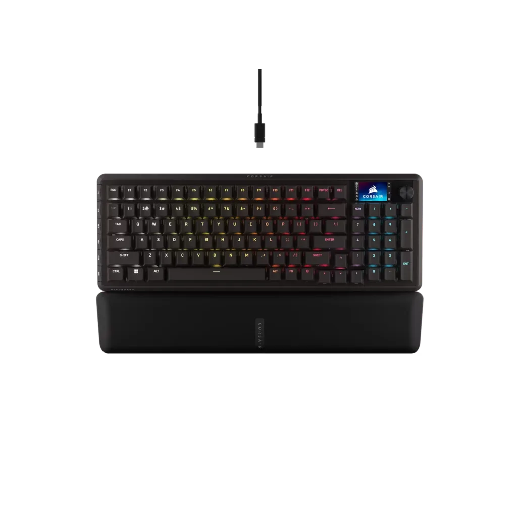 Teclado gamer mecanico CORSAIR VANGUARD 96, CORSAIR MLX Plasma