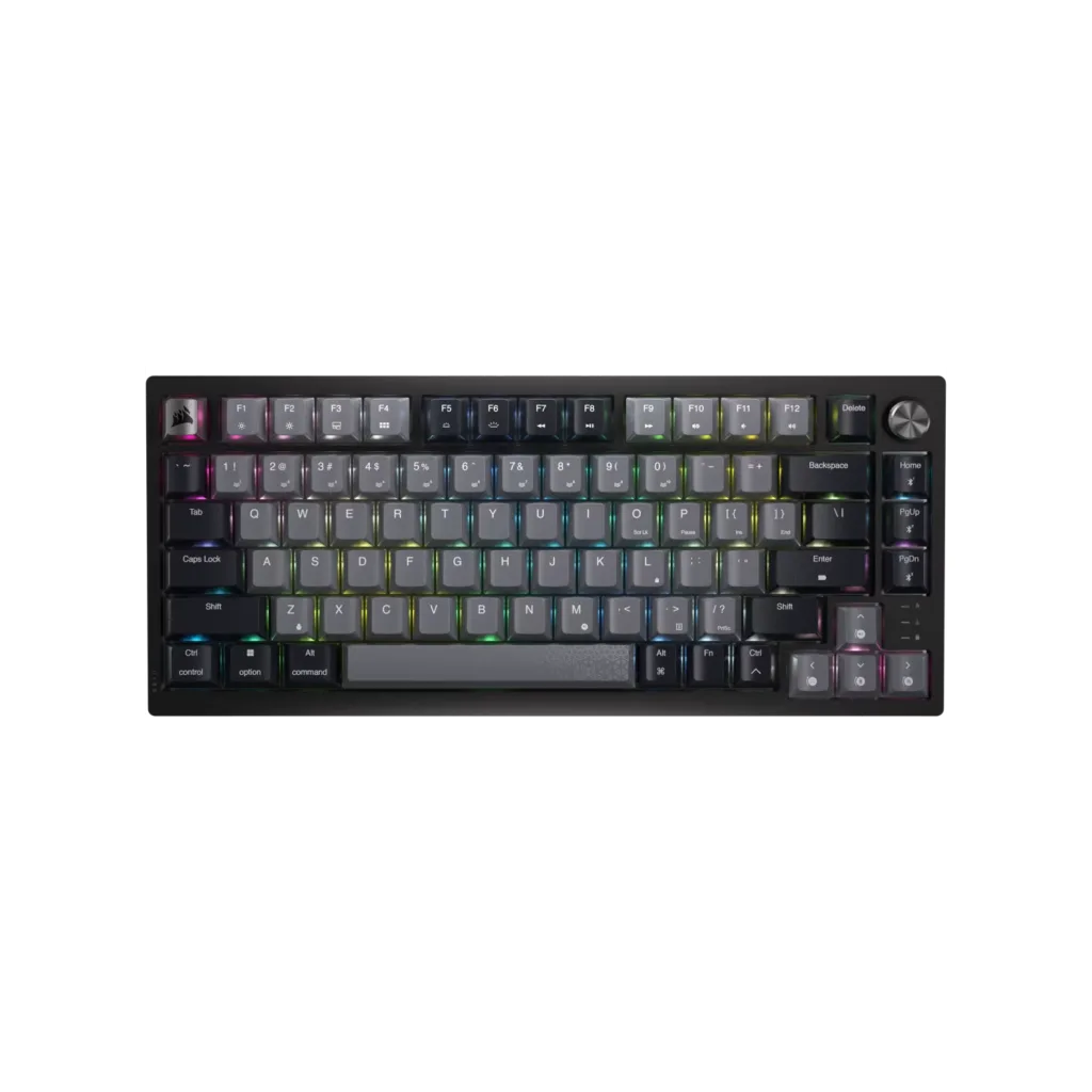 Teclado gamer mecanico CORSAIR RGB 75 % K65 PLUS WIRELESS